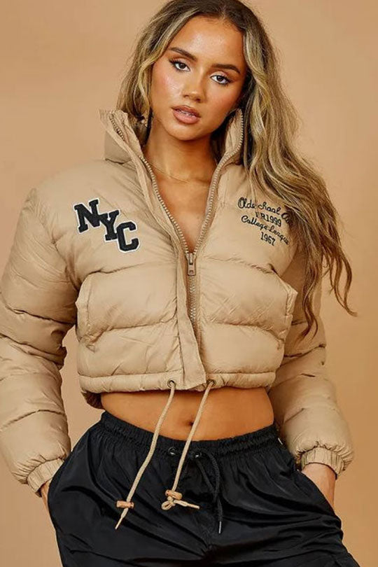 Stone NYC Cropped Puffer Jacket